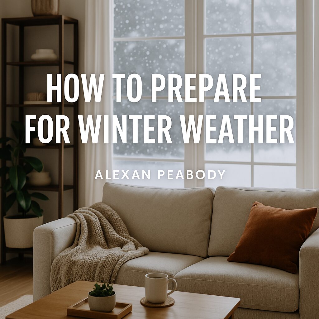 How To prepare for winter weather